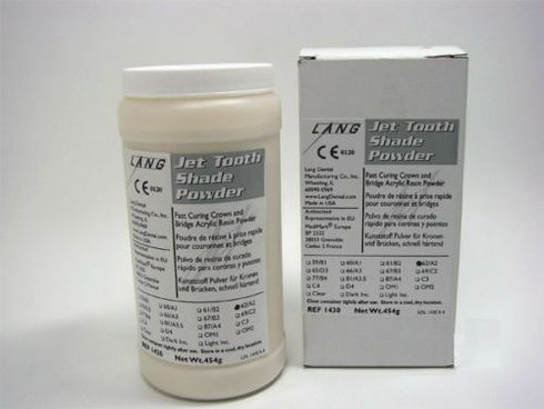Lang 1430 1lbs Jet™ Tooth Shade Self Curing Acrylic Resin for Crowns And Bridges All Shades