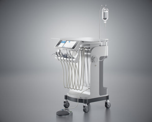Dentist Cart Dental Cart Mobile Cart Plug in and Ready to Use, No Need Air Compressor or Plumbing