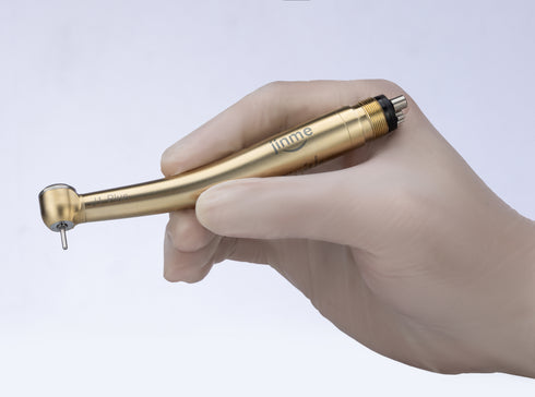 Dental HS Handpiece J1 Plus-TU High-Speed Handpiece (4-Hole, Torque Head) Ideal For Crown prep & High-Torque Procedures