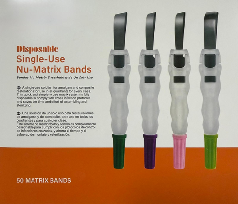 Dental Rerolled Matrix Bands Single Use Time Saving Matrix Disposable Matrix Band 50pcs/Box
