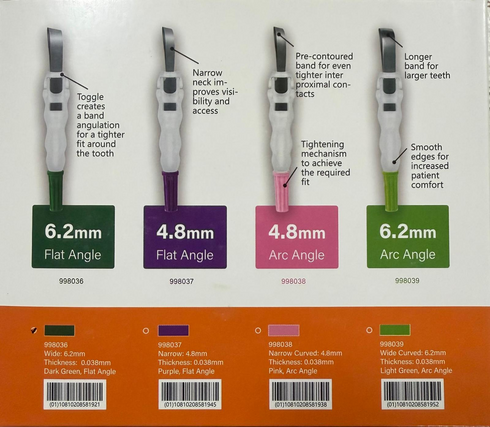 Dental Rerolled Matrix Bands Single Use Time Saving Matrix Disposable Matrix Band 50pcs/Box