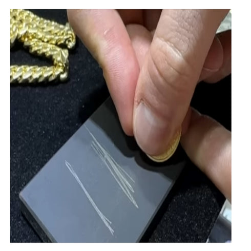 ERAFINE Jewelry Gold Silver Testing Kit, Gold Silver Tester Kit with Test Stone, Instructions 5ml Bottles