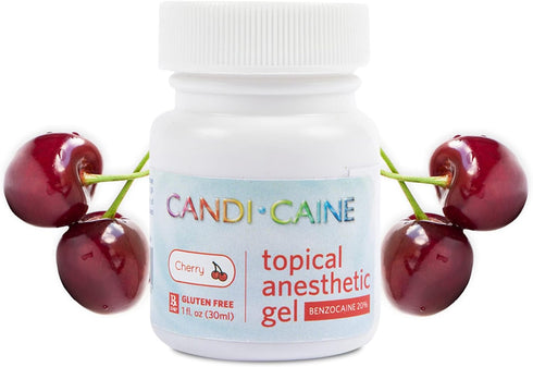 Topical Anesthetic Gel Cherry Flavor 1oz. Jar Candi Caine