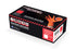 Industrial Work Gloves, Powder Free, Diamond Textured Orange Nitrile Gloves XS to XXL 7.5-8.5mil 10x100pcs/Bx