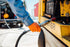 Industrial Work Gloves, Powder Free, Diamond Textured Orange Nitrile Gloves XS to XXL 7.5-8.5mil 10x100pcs/Bx