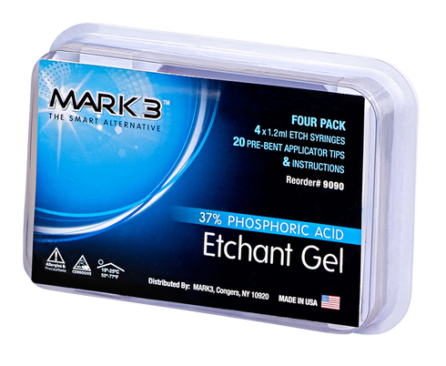 Etchant Gel 37% 4/bx. (4x1.2ml Syr. & 20 Tips) - MARK3®