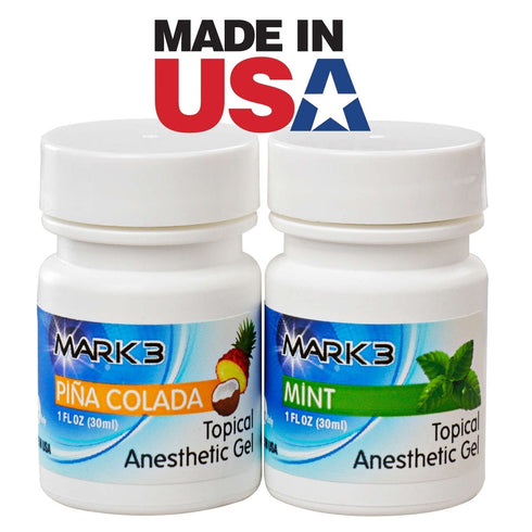 Topical Anesthetic Gel Mint 1oz. Jar - MARK3®