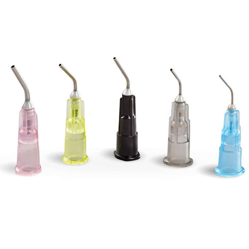 PreBent Dispensing Tips Gray 22ga. 100/pk. - MARK3®*