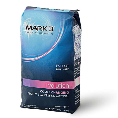 Evolution Color Changing Alginate Dust Free Fast Set 1.1 lbs. - MARK3®*