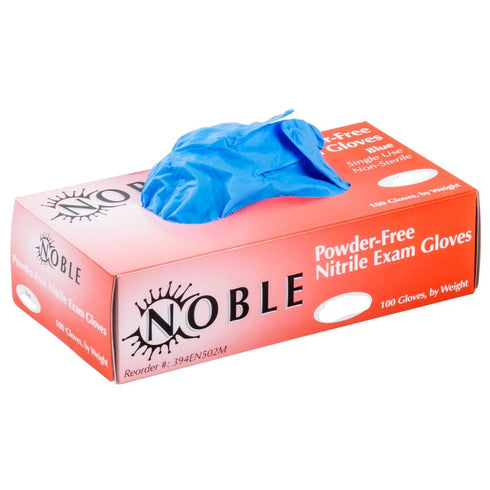 Noble Products 4 Mil Thick Powder-Free Nitrile Gloves MEDIUM - 10 box of 100 ( case 1000 )