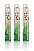 Piksters Bamboo Handle Toothbrushes Soft Bristle Individually Wrapped Adult Toothbrushes