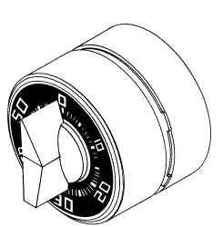 Timer Assembly/Mechanical Time Switch (60 Minute) 8816M (608A) / Dynaclave 613R (576A)