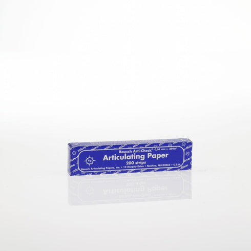 Bausch Arti-Check Micro-Thin 40μ 40 microns Blue Red Horseshoe Strips Progressive Color Transfer