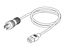 Hospital Grade Power Cord (14/3 SJTOW, 105˚C, 15A @ 125VAC, 8 ft.)