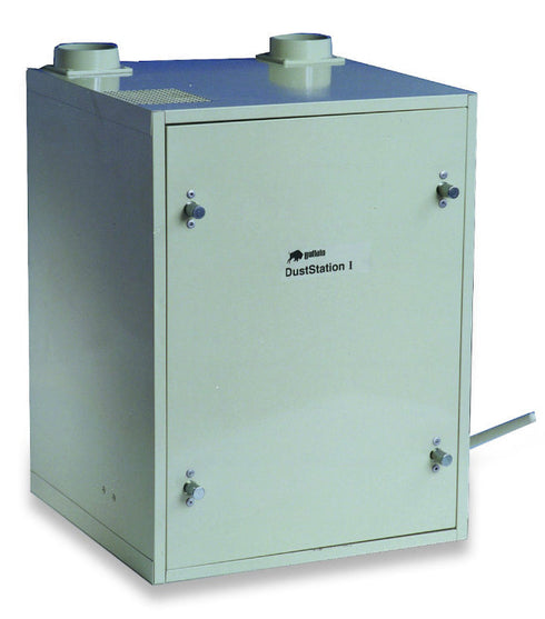 Dust Station I, 1/2 HP, 120V-220V AC, 60 Hz., w/Dual 2 7/8" OD Inlets