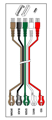 5 Leadwire Set - 40" Dual/Pinch