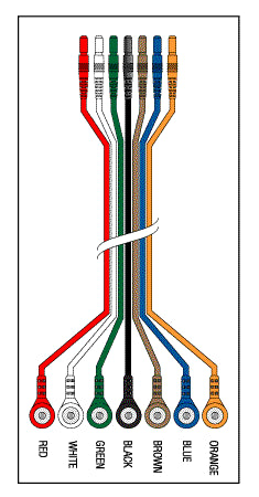 7 Leadwire Set - 24" Din/Snap