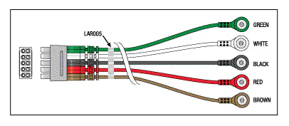 5 Leadwire Set - 30" Multi-Link/Snap LKM056
