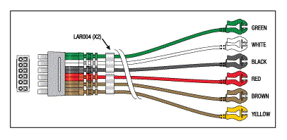 6 Leadwire Set - 30" Multi-Link/Pinch LKM059