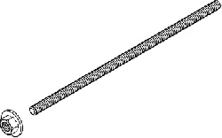 Leveling Rod & Nut