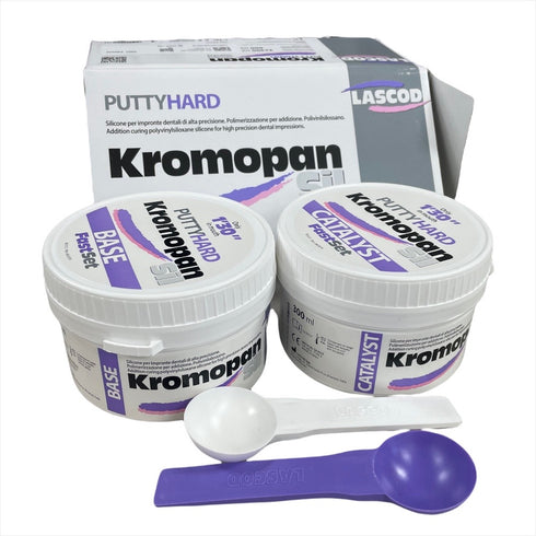 KromopanSil Putty Hard Fast VPS Impression Material 300ml Base and Catalyst