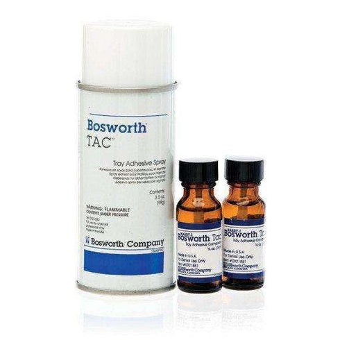 TAC Tray Adhesive Compound Bulk Package bottle (Brush-on Liquid) 4 OZ.