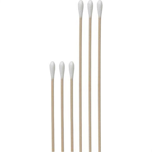 1000pcs Case of Cotton Tip Aplicators 6" Wooden Handle 100pcs/Bag x 10 Bags