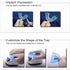 Perforated Transparent Impression Trays Upper Lower All sizes 12pcs/Bag