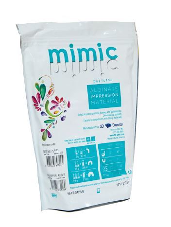 Alginate Dustless Fast Set 1Lb Pouch