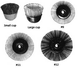 #12 Std-Stiff, Pkg. of 12 Abbott-Robinson HP Brushes