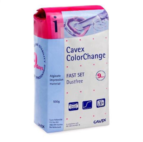 Dental Color Change Alginate Fast Set Impression Material CAVEX AA323