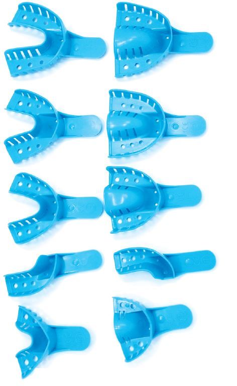 Impression Trays Perforated 12/Pk #5 SM-UP