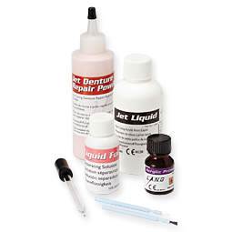 Jet™ Denture Repair Fast Curing Acrylic Resin for Denture Repairs Professional Package (100 g powder/118 mL liquid)