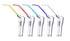 ERAFINE 1600pcs Dental Air Water Syringe Tip Disposable Spray Nozzles Tips Assorted Rainbow Triple 3 Way Water Syringe Connector for Oral Teeth Cleaning