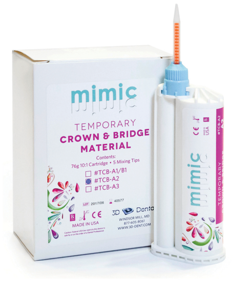 Temporary Crown & Bridge Material 76Gm 10:1 5 Tips A3