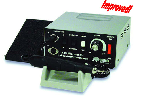X35 Electric Handpiece System, 220V AC (Console + Black HP + Foot Control) 38020