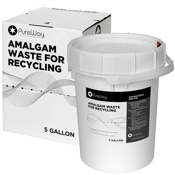 PureWay Amalgam Waste Recycling System. 5 Gallon bucket, shipping box ...
