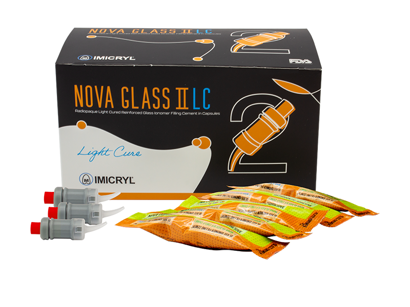 NOVA GLASS II LC Glass Ionomer Filling Cement Capsule Form – eradentalsupply